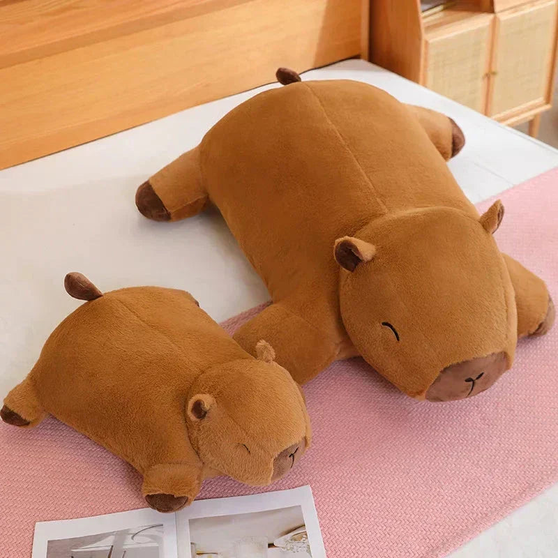 Peluches capybaras géantes à câliner