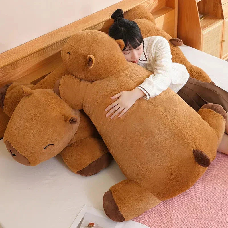 Peluches capybaras géantes à câliner