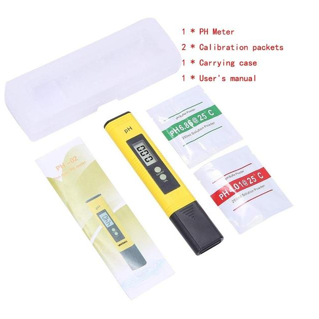 PH-mètre numérique LCD, précision de 0,01, testeur de pH pour aquariums, piscines, eau, vin et urine, étalonnage automatique