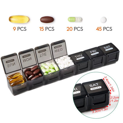 Pilulier 4 semaines à dosage quotidien (4 x 7 jours)