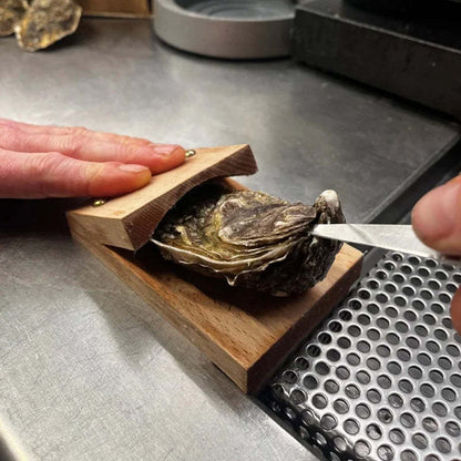 Pince ouvre-huîtres à manche en bois haut de gamme