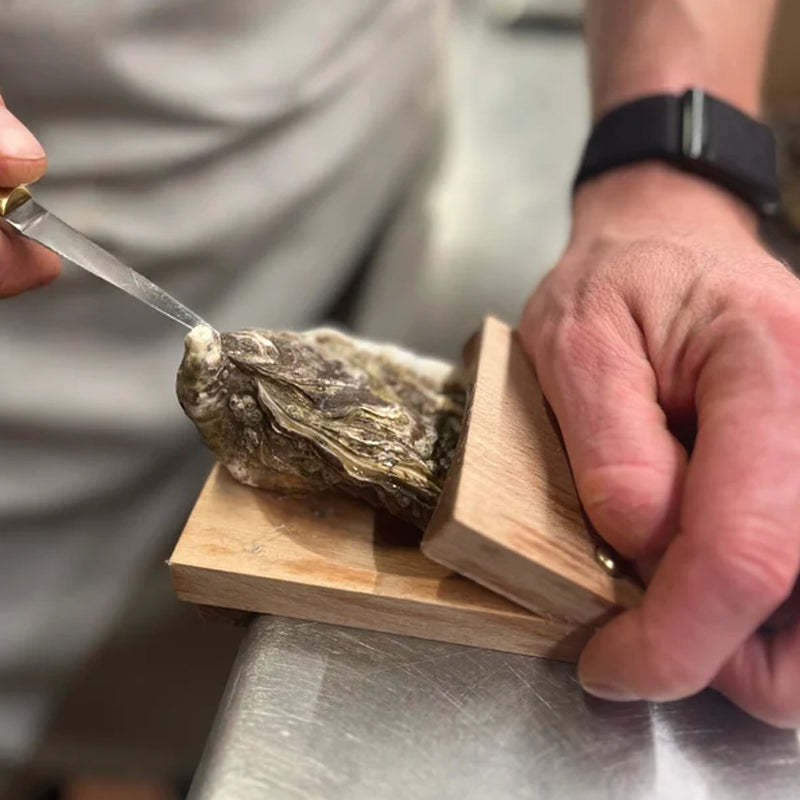 Pince ouvre-huîtres à manche en bois haut de gamme