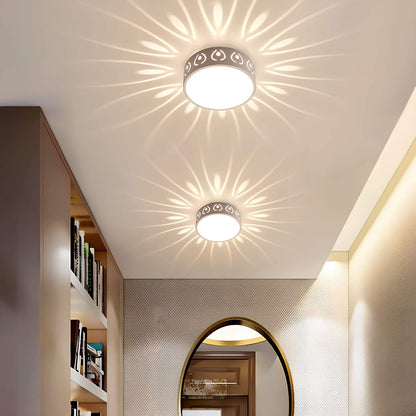 Plafonnier LED minimaliste à lumière chaude et douce