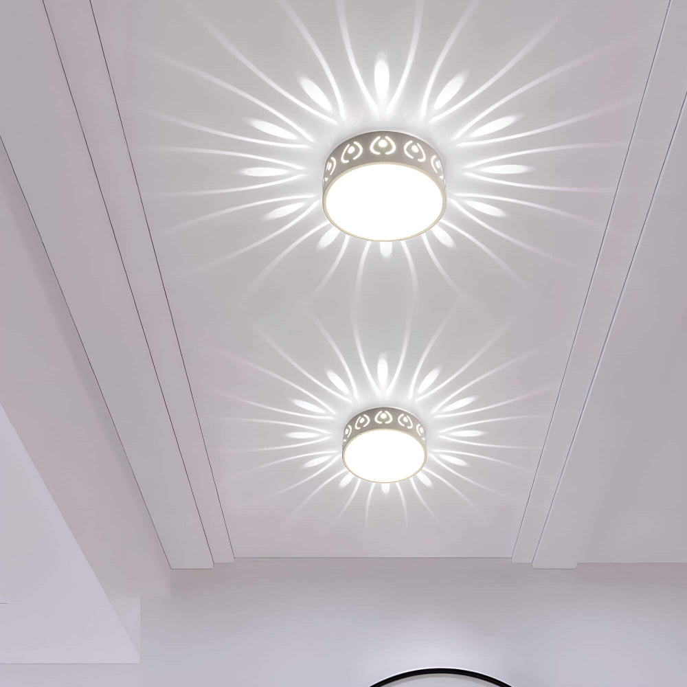 Plafonnier LED minimaliste à lumière chaude et douce
