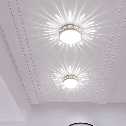 Plafonnier LED minimaliste à lumière chaude et douce