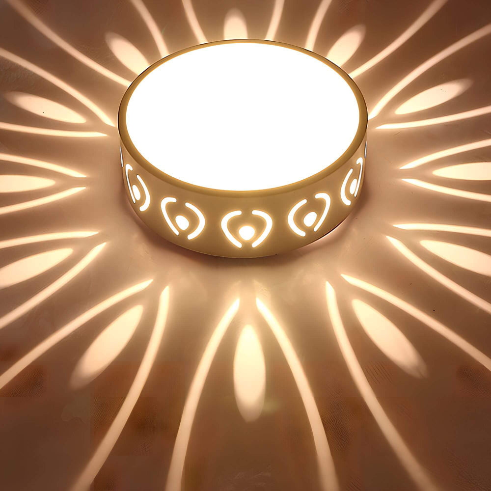 Plafonnier LED minimaliste à lumière chaude et douce