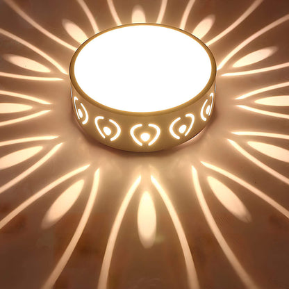 Plafonnier LED minimaliste à lumière chaude et douce