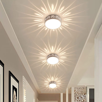 Plafonnier LED minimaliste à lumière chaude et douce