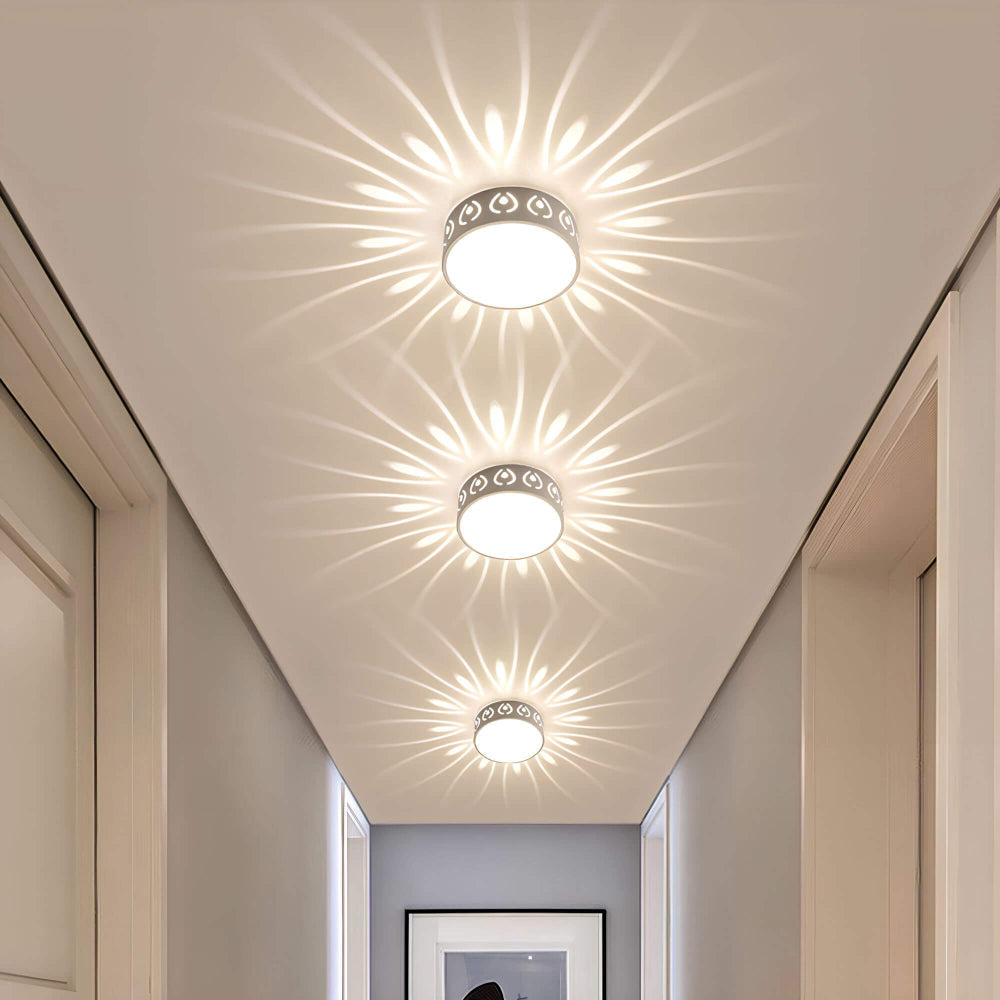 Plafonnier LED minimaliste à lumière chaude et douce
