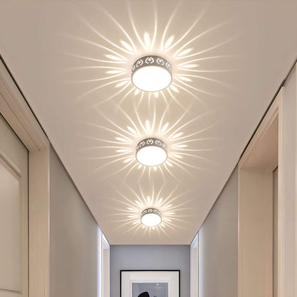 Plafonnier LED minimaliste à lumière chaude et douce