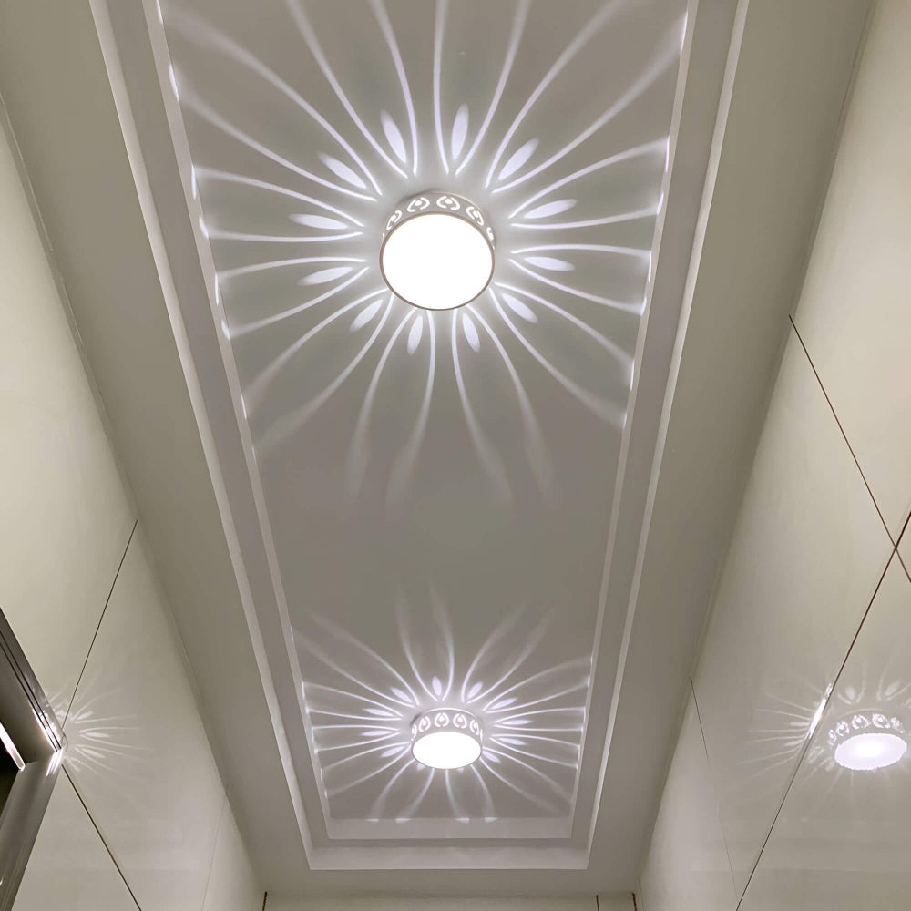 Plafonnier LED minimaliste à lumière chaude et douce