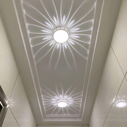 Plafonnier LED minimaliste à lumière chaude et douce