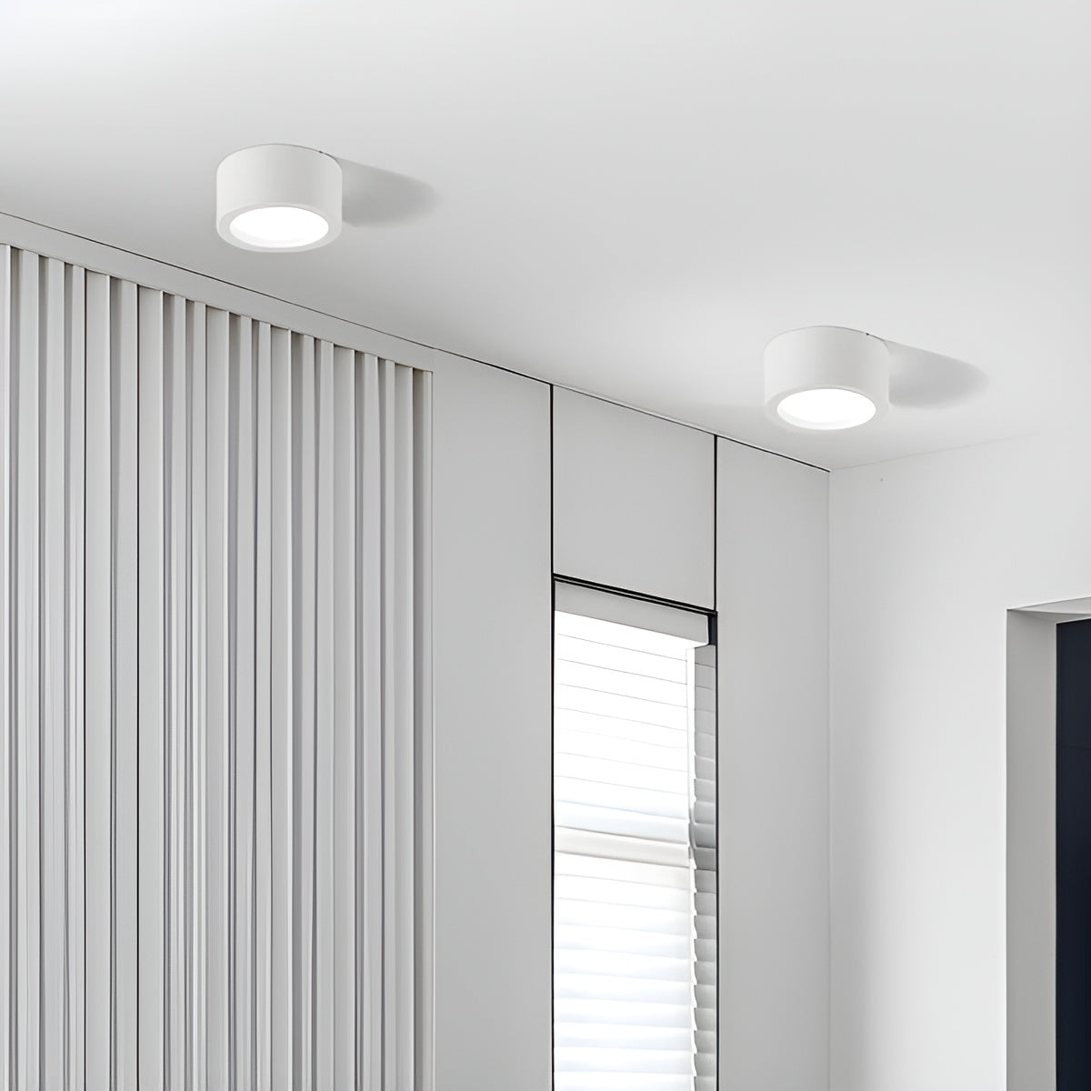 Plafonnier LED moderne – forme ronde et lumière LED chaude | éclairage chaleureux pour toutes les pièces