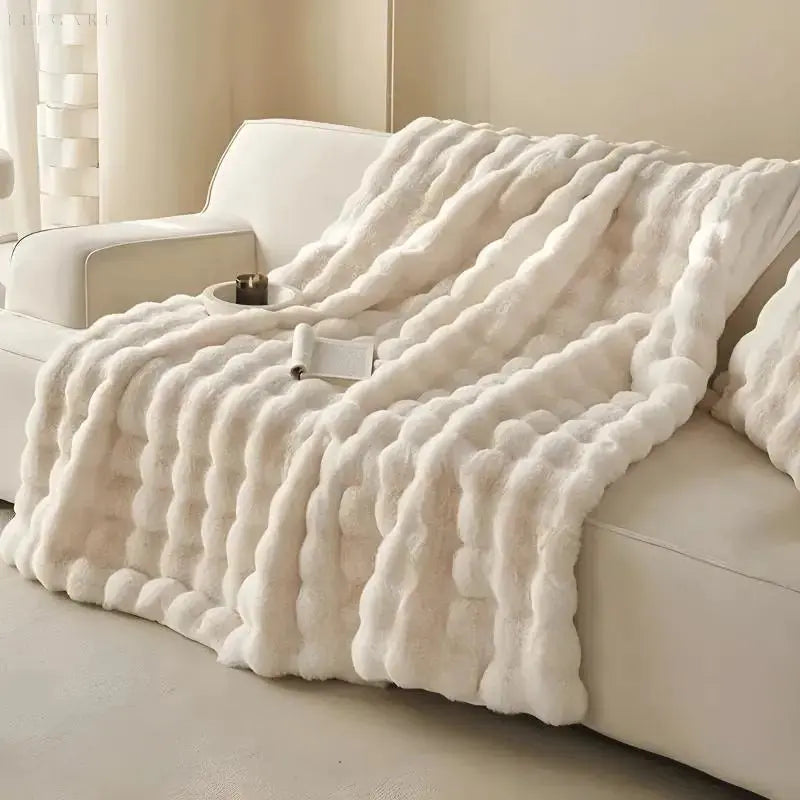 Plaid chaud – couverture d’hiver pour canapé