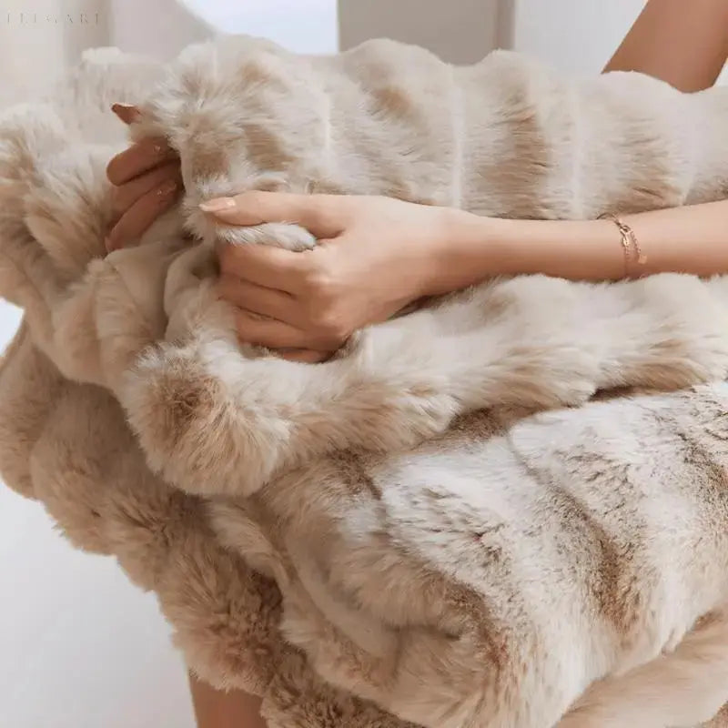 Plaid chaud – couverture d’hiver pour canapé
