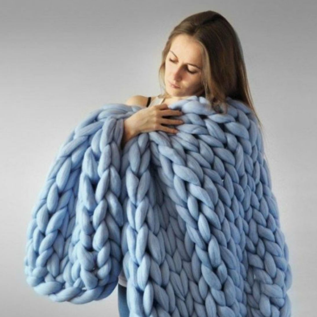 Plaid d’hiver DIY | Un plaid d’hiver douillet et unique, spécialement pour vous