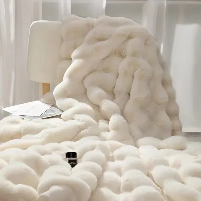 Plaid en peluche - luxe d’hiver et super doux