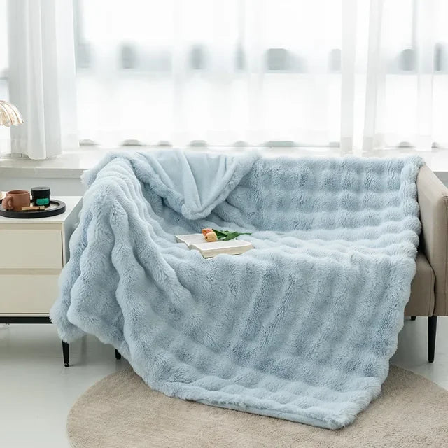 Plaid en peluche - luxe d’hiver et super doux