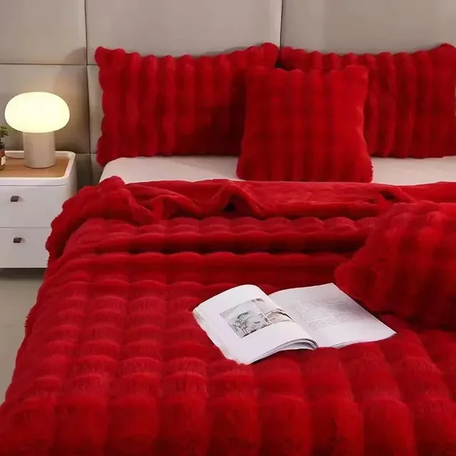Plaid en peluche - luxe d’hiver et super doux