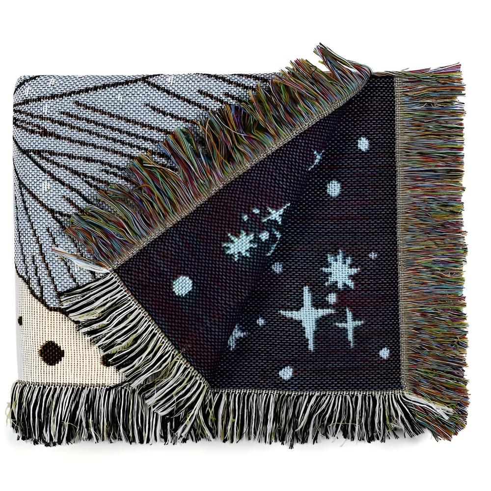 Plaid jardin de papillons