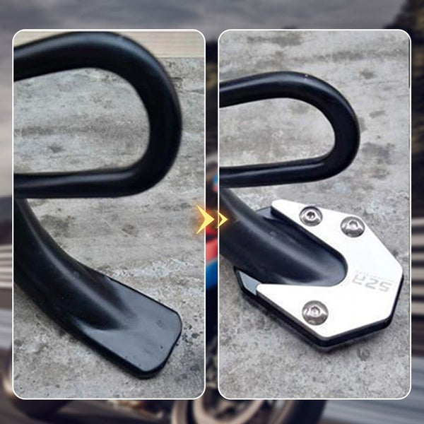 Plaque d’extension pour béquille latérale de moto