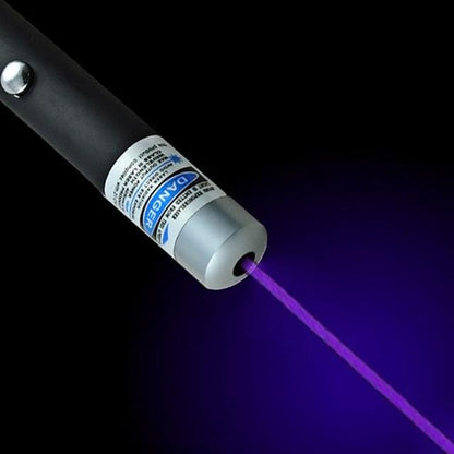 Pointeur laser haute performance à couleurs multiples – rouge, vert, bleu-violet