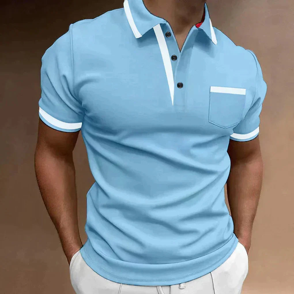 Polo classique et confortable avec poche