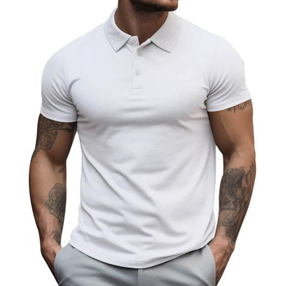 Polo coupe slim pour homme