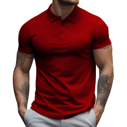 Polo coupe slim pour homme