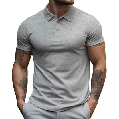 Polo coupe slim pour homme