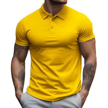 Polo coupe slim pour homme