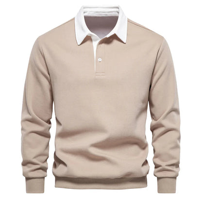 Polo de rugby à manches longues homme