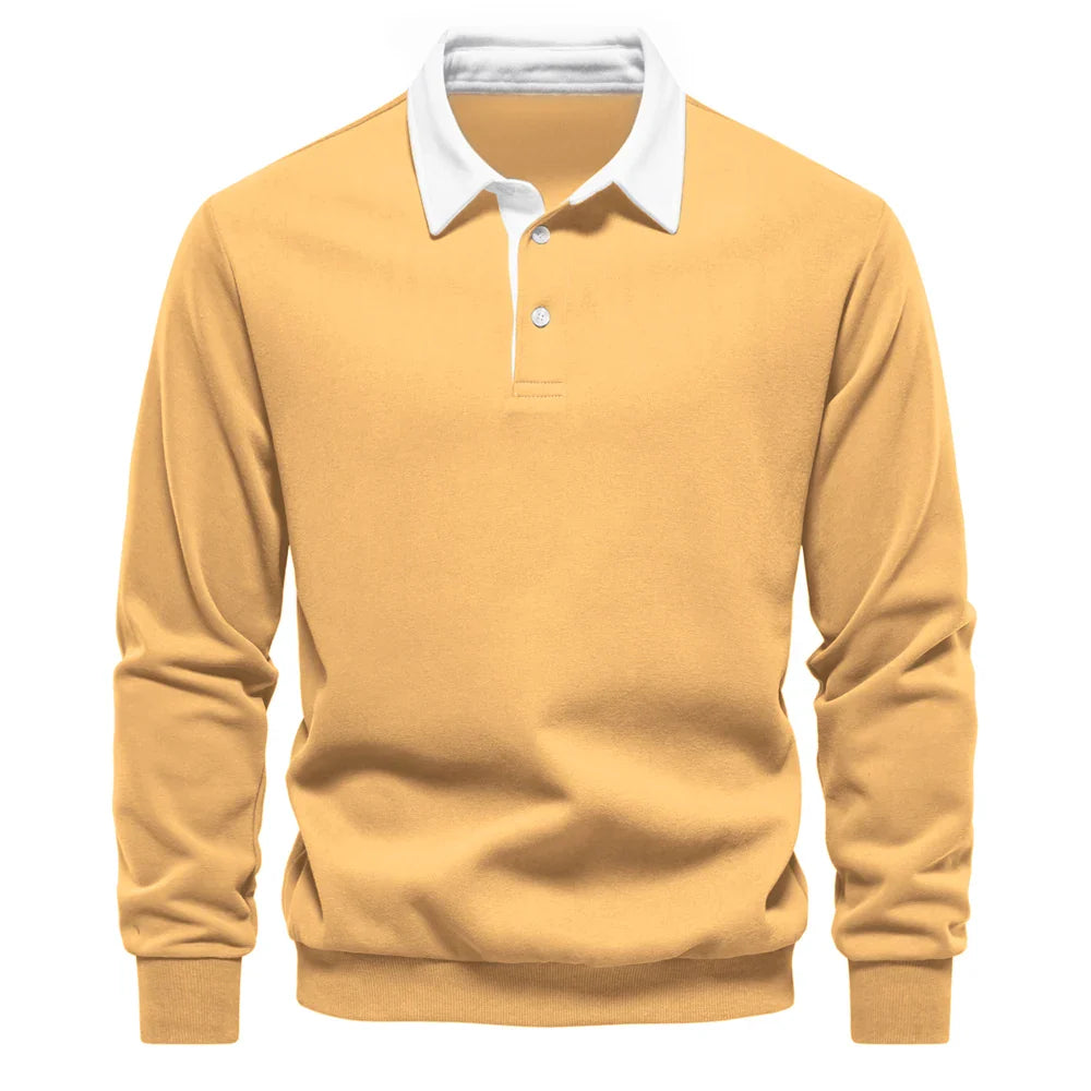 Polo de rugby à manches longues homme