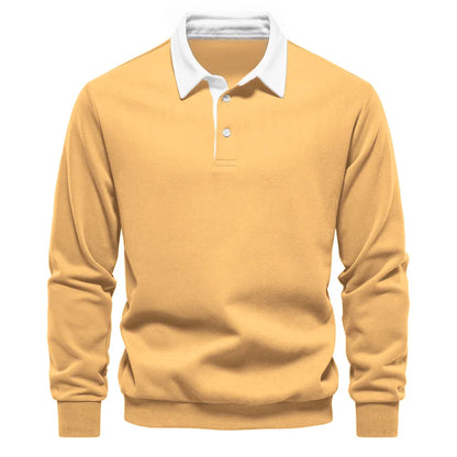 Polo de rugby à manches longues homme