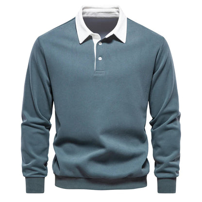 Polo de rugby à manches longues homme