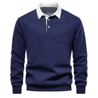 Polo de rugby à manches longues homme