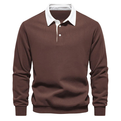 Polo de rugby à manches longues homme
