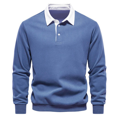 Polo de rugby à manches longues homme