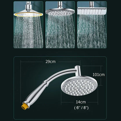 Pommeau de douche à effet pluie à économie d’eau pour une expérience spa à la maison
