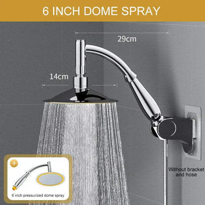 Pommeau de douche à effet pluie à économie d’eau pour une expérience spa à la maison