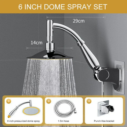 Pommeau de douche à effet pluie à économie d’eau pour une expérience spa à la maison