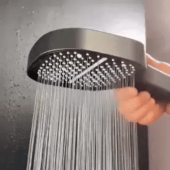 Pommeau de douche filtrant haute pression avec fonction turbo et jet pluie