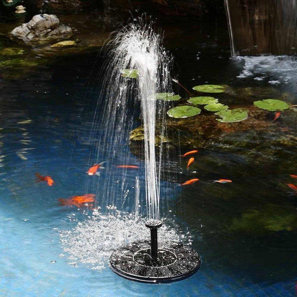 Pompe de fontaine solaire WaterSoft – pour bassin, bain d’oiseaux ou décoration de jardin