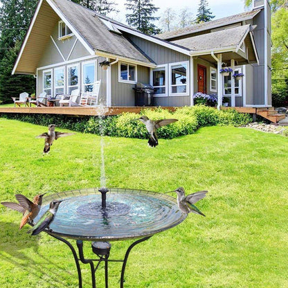Pompe de fontaine solaire WaterSoft – pour bassin, bain d’oiseaux ou décoration de jardin