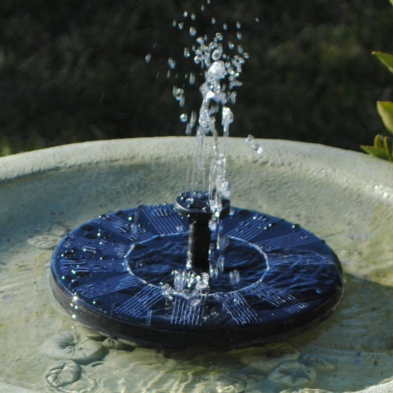 Pompe de fontaine solaire WaterSoft – pour bassin, bain d’oiseaux ou décoration de jardin