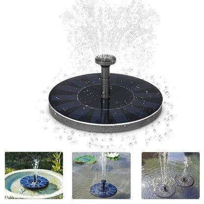 Pompe de fontaine solaire WaterSoft – pour bassin, bain d’oiseaux ou décoration de jardin