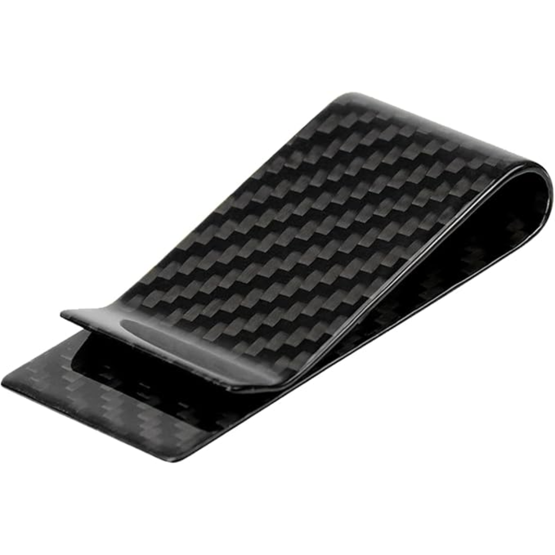 Porte-cartes et pince à billets fins en acier inoxydable, lot de 2