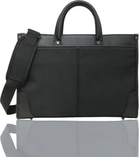 Porte-documents professionnel à double porté avec rangements organisés