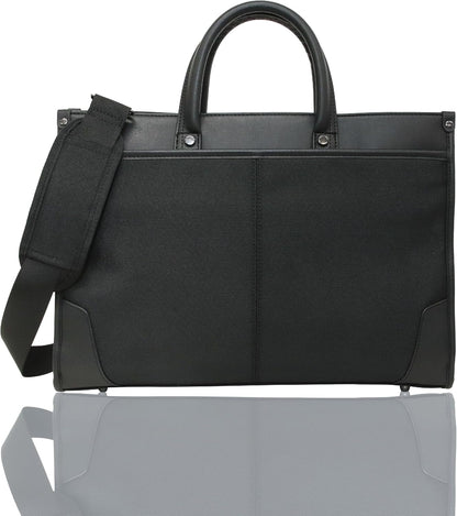 Porte-documents professionnel à double porté avec rangements organisés