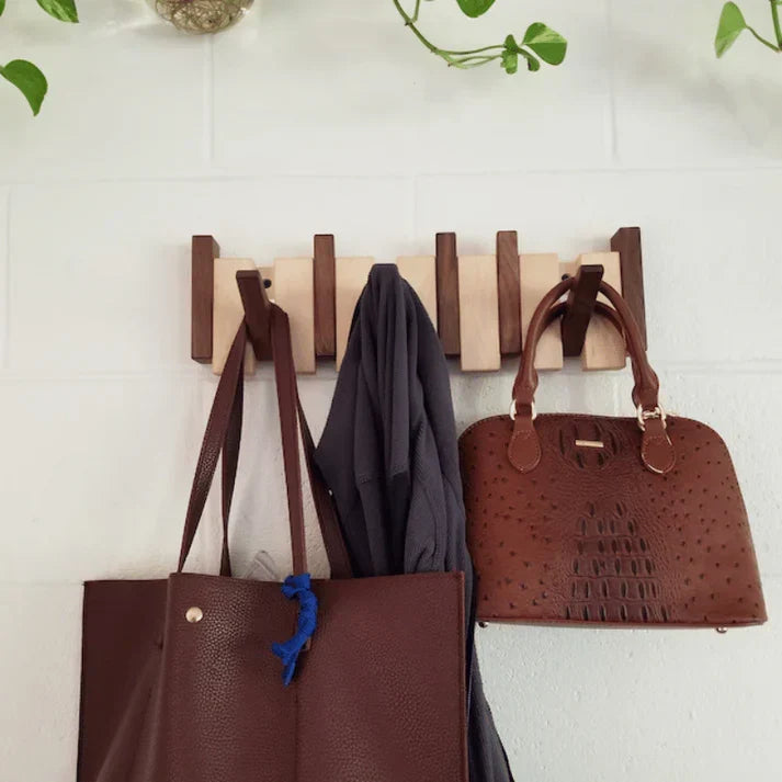 Porte-manteau piano en bois – décoration murale élégante et rangement pratique